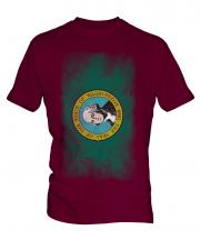 Washington State Faded Flag Mens T-Shirt