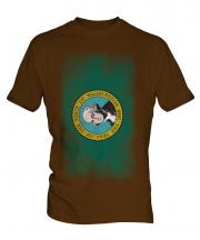 Washington State Faded Flag Mens T-Shirt