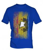 New Brunswick Faded Flag Mens T-Shirt