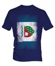 Northwest Territories Faded Flag Mens T-Shirt