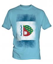 Northwest Territories Faded Flag Mens T-Shirt
