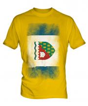 Northwest Territories Faded Flag Mens T-Shirt