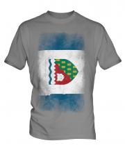 Northwest Territories Faded Flag Mens T-Shirt
