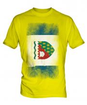 Northwest Territories Faded Flag Mens T-Shirt