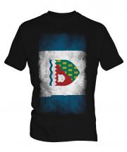 Northwest Territories Faded Flag Mens T-Shirt