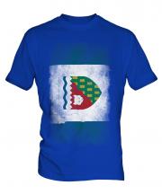 Northwest Territories Faded Flag Mens T-Shirt