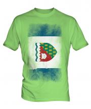 Northwest Territories Faded Flag Mens T-Shirt