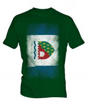 Northwest Territories Faded Flag Mens T-Shirt