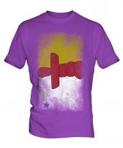 Nunavut Faded Flag Mens T-Shirt