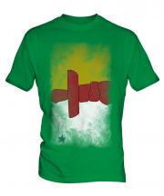Nunavut Faded Flag Mens T-Shirt