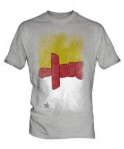 Nunavut Faded Flag Mens T-Shirt