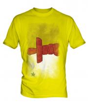 Nunavut Faded Flag Mens T-Shirt