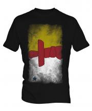 Nunavut Faded Flag Mens T-Shirt