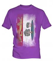 Prince Edward Island Faded Flag Mens T-Shirt