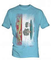Prince Edward Island Faded Flag Mens T-Shirt