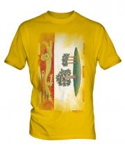 Prince Edward Island Faded Flag Mens T-Shirt