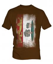 Prince Edward Island Faded Flag Mens T-Shirt