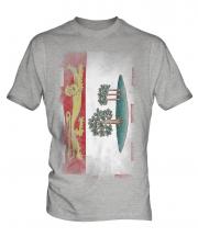 Prince Edward Island Faded Flag Mens T-Shirt