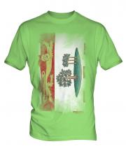 Prince Edward Island Faded Flag Mens T-Shirt