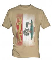 Prince Edward Island Faded Flag Mens T-Shirt