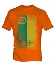 Saskatchewan Faded Flag Mens T-Shirt