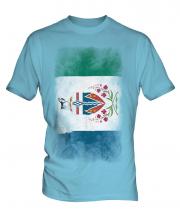 Yukon Faded Flag Mens T-Shirt