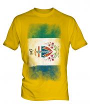 Yukon Faded Flag Mens T-Shirt