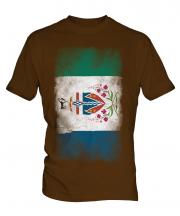 Yukon Faded Flag Mens T-Shirt