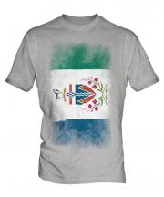 Yukon Faded Flag Mens T-Shirt