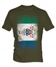 Yukon Faded Flag Mens T-Shirt