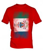 Yukon Faded Flag Mens T-Shirt