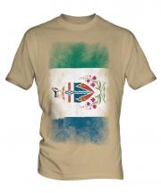 Yukon Faded Flag Mens T-Shirt