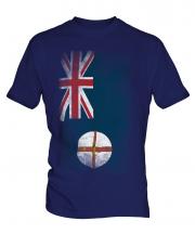 New South Wales Faded Flag Mens T-Shirt
