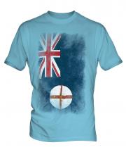New South Wales Faded Flag Mens T-Shirt