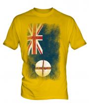 New South Wales Faded Flag Mens T-Shirt