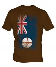 New South Wales Faded Flag Mens T-Shirt