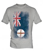 New South Wales Faded Flag Mens T-Shirt