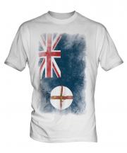 New South Wales Faded Flag Mens T-Shirt