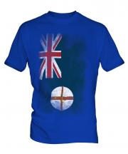 New South Wales Faded Flag Mens T-Shirt