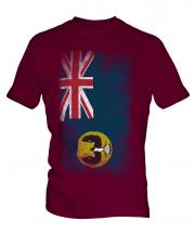 South Australia Faded Flag Mens T-Shirt