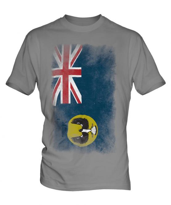 South Australia Faded Flag Mens T-Shirt