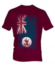 Tasmania Faded Flag Mens T-Shirt