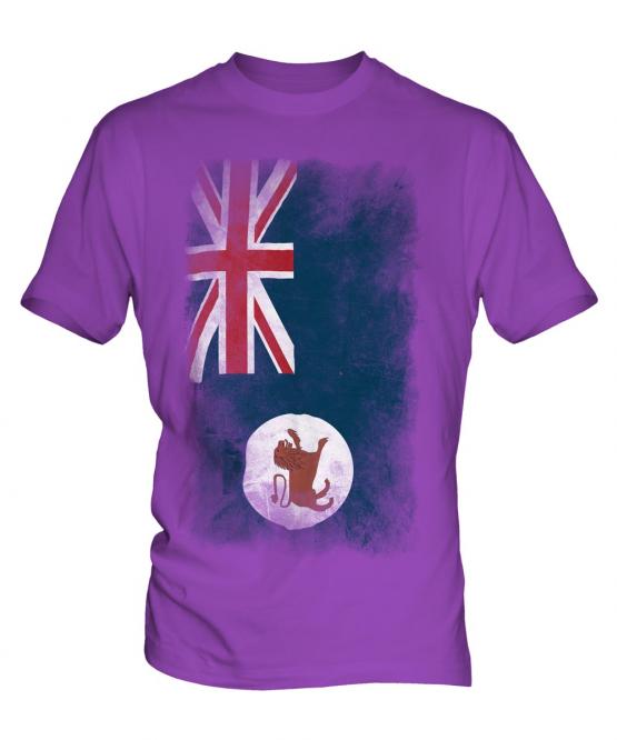 Tasmania Faded Flag Mens T-Shirt