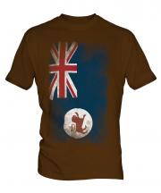 Tasmania Faded Flag Mens T-Shirt