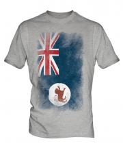 Tasmania Faded Flag Mens T-Shirt