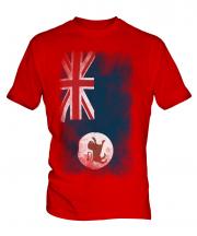 Tasmania Faded Flag Mens T-Shirt