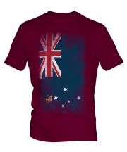Victoria Faded Flag Mens T-Shirt