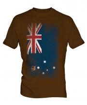 Victoria Faded Flag Mens T-Shirt