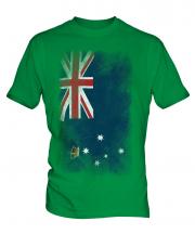 Victoria Faded Flag Mens T-Shirt