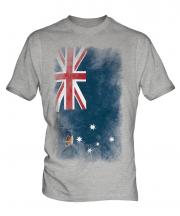 Victoria Faded Flag Mens T-Shirt